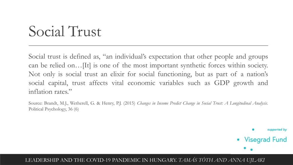 social trust