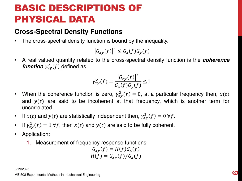 basic descriptions of physical data cross 3