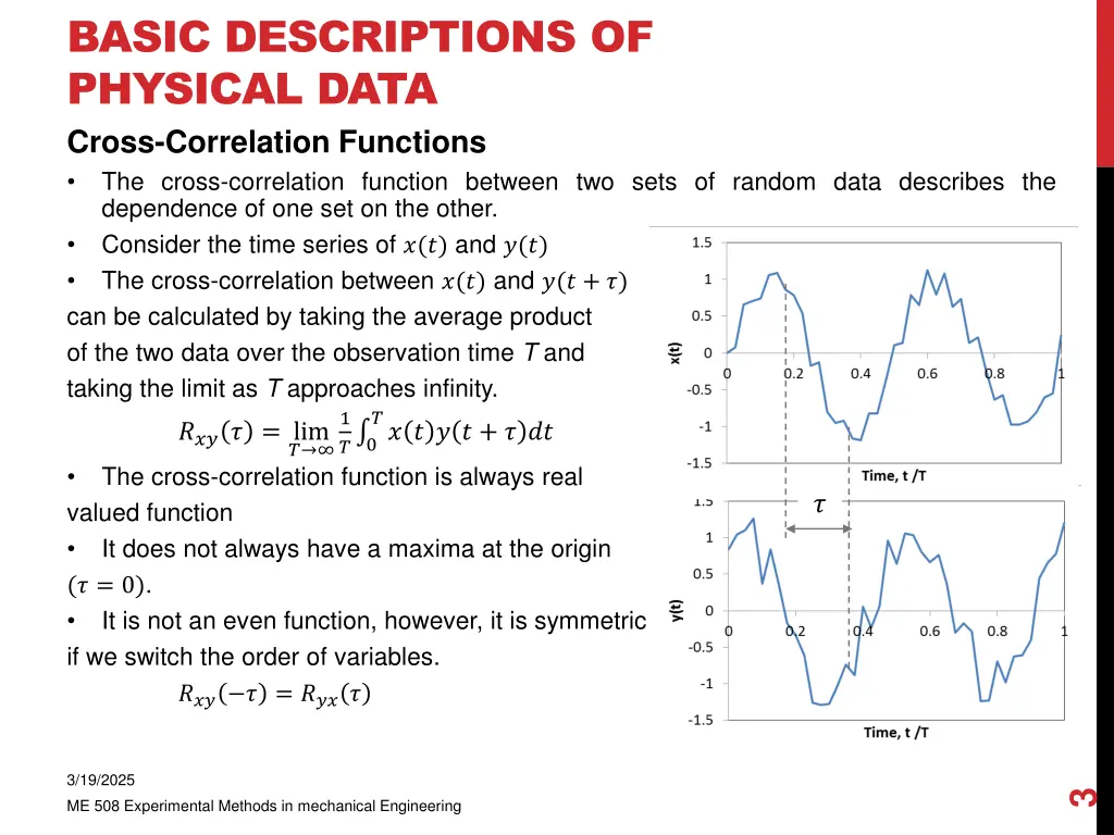 basic descriptions of physical data cross