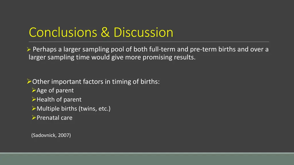 conclusions discussion 1