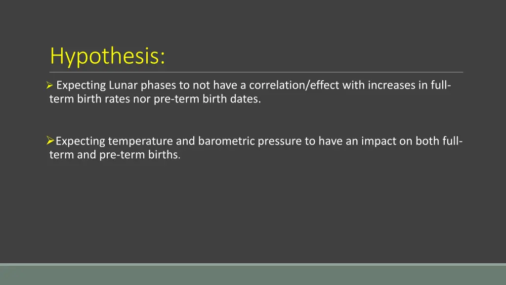 hypothesis