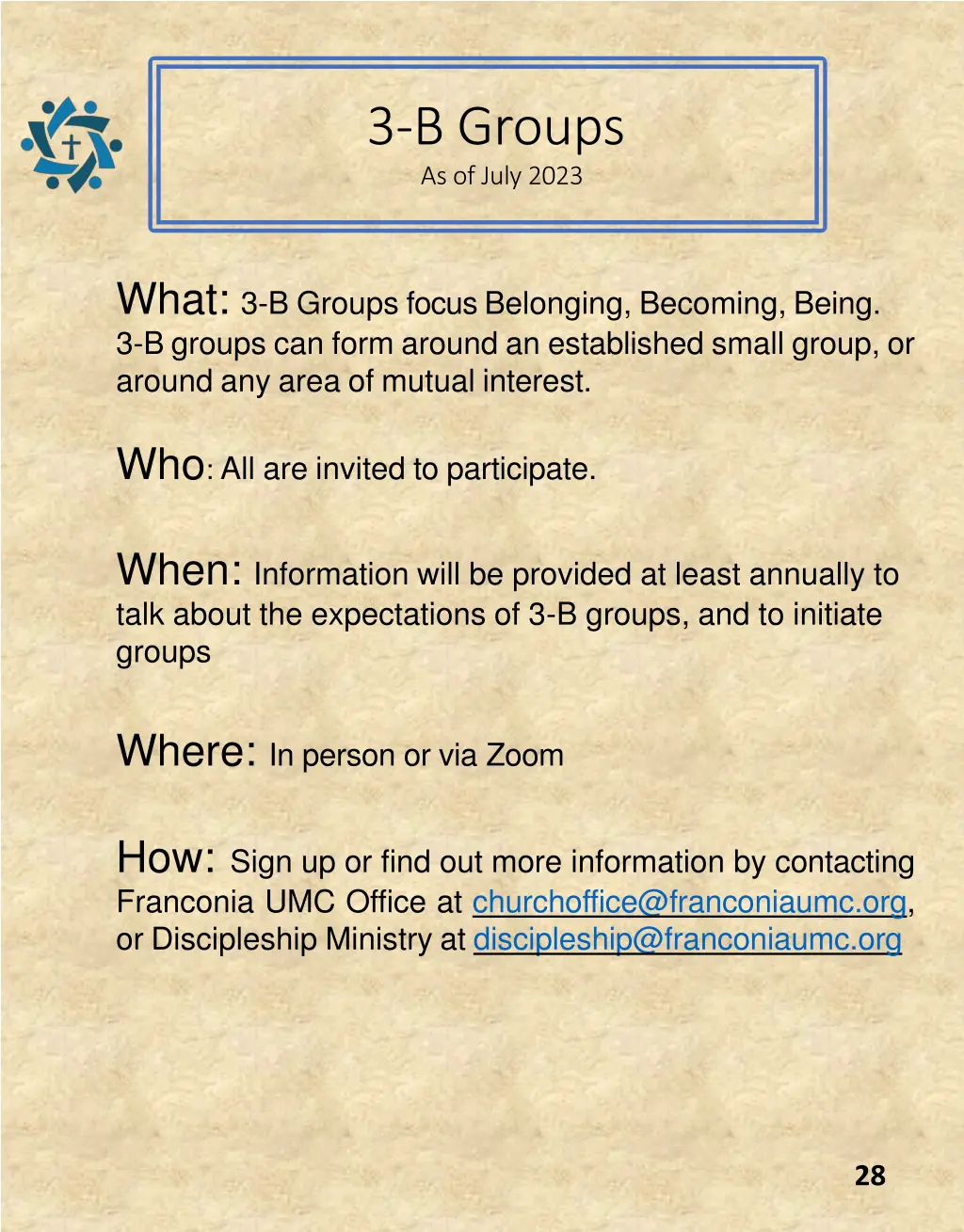 3 b groups as of july 2023