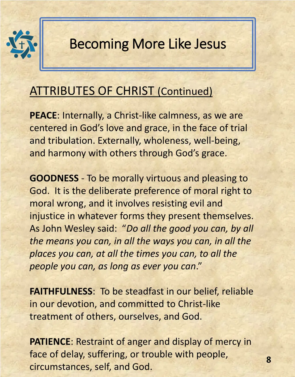 becoming more like jesus becoming more like jesus 2