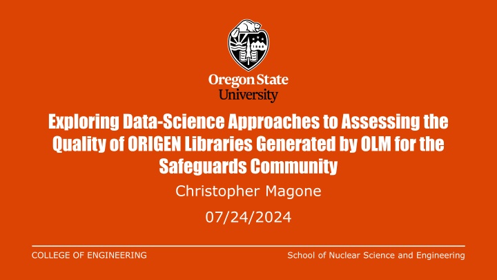 exploring data science approaches to assessing