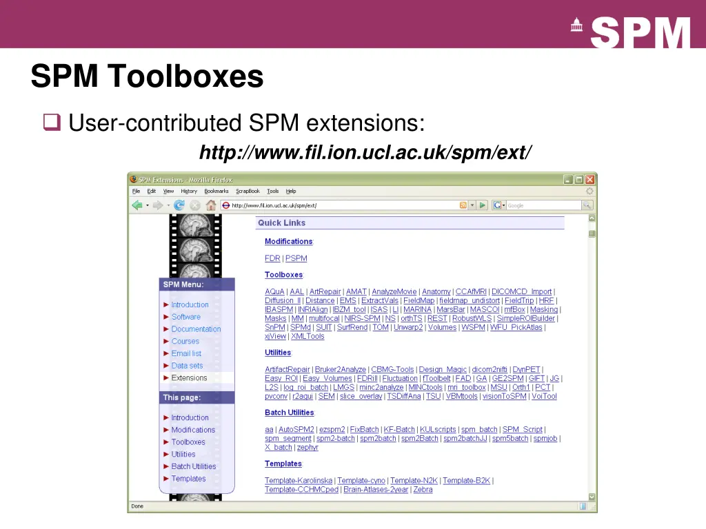 spm toolboxes