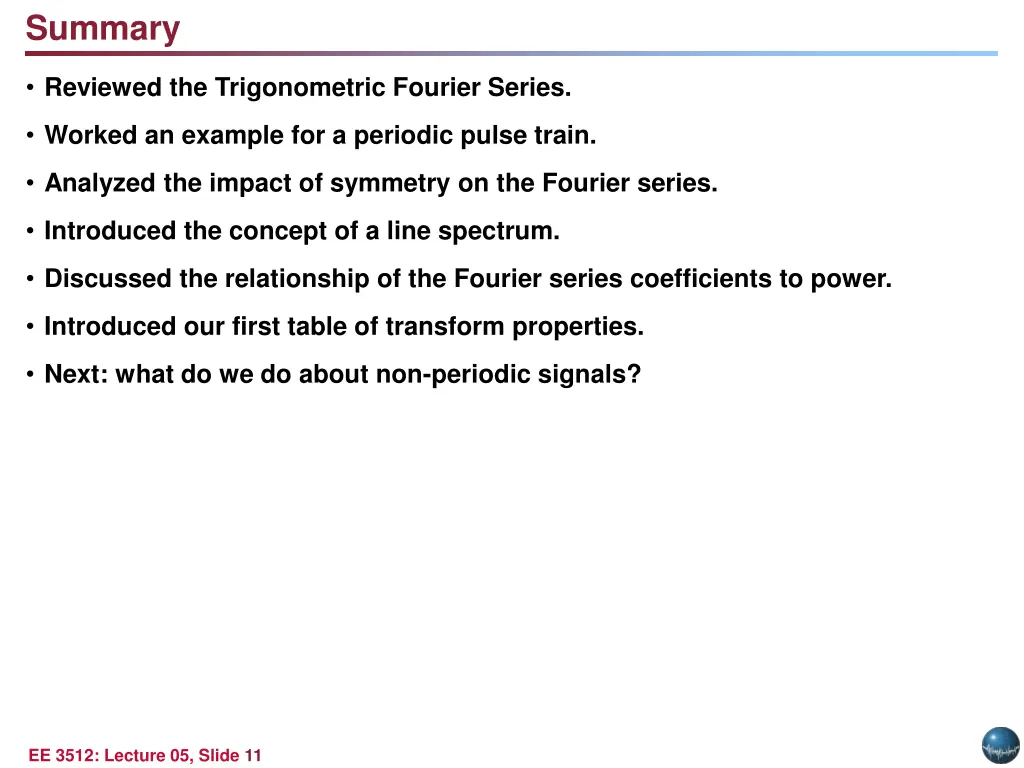 summary