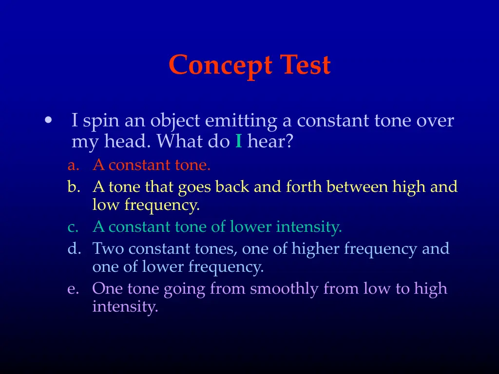concept test 1