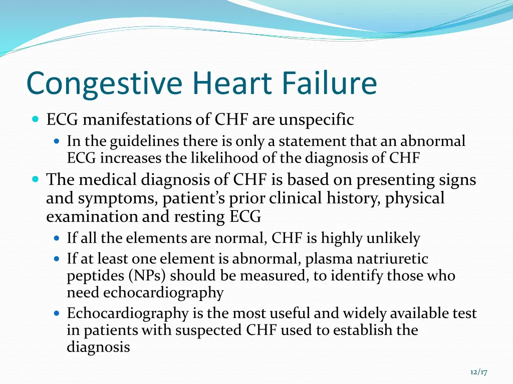 congestive heart failure