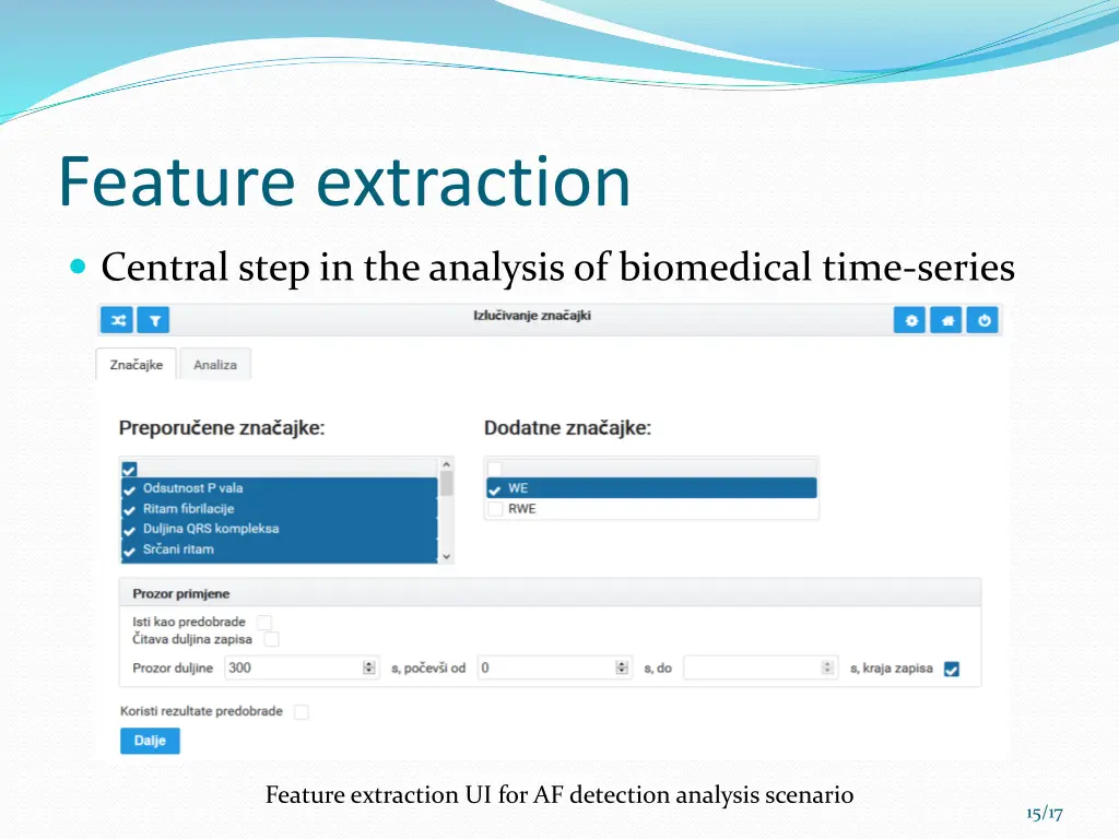 feature extraction