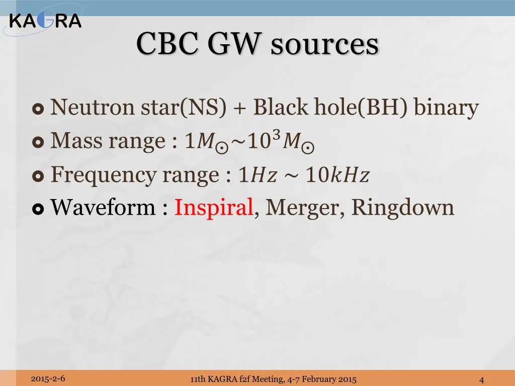 cbc gw sources