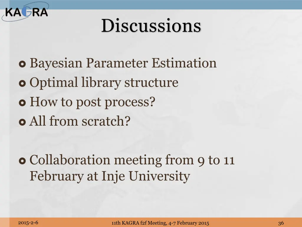 discussions