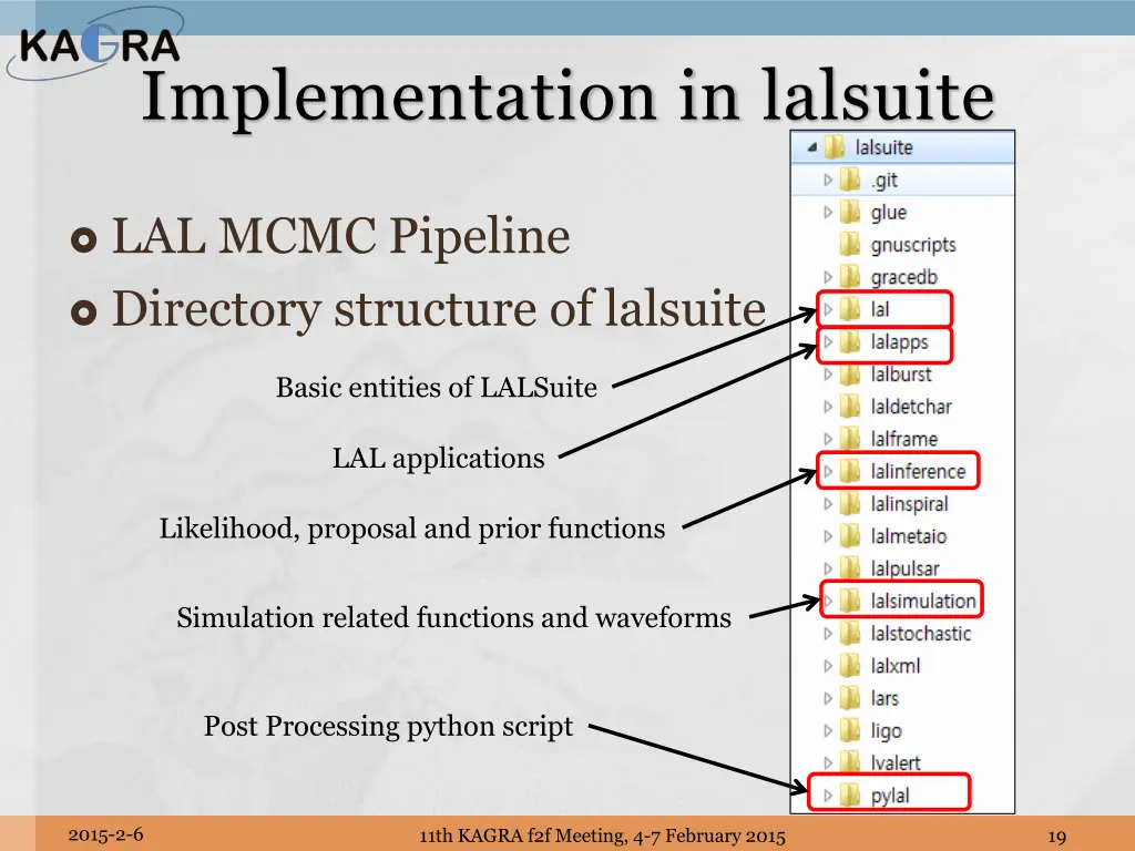 implementation in lalsuite