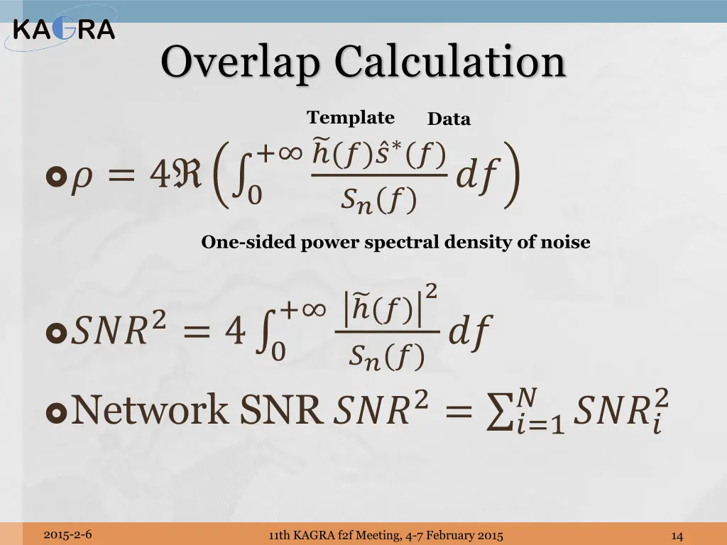 overlap calculation