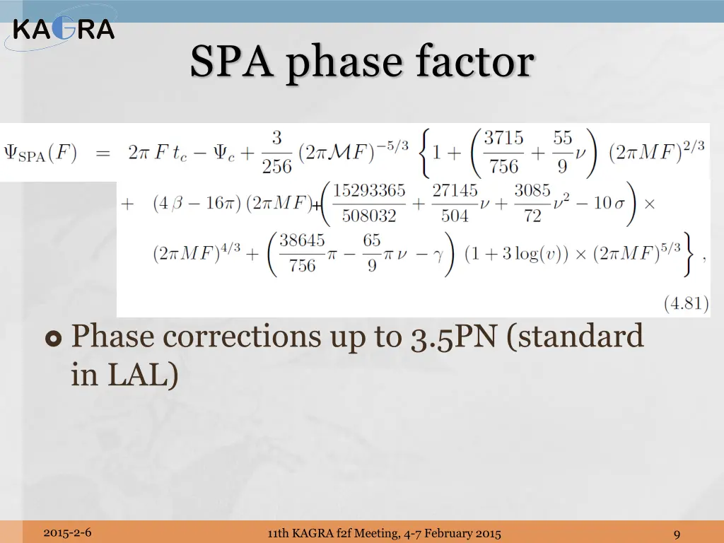 spa phase factor