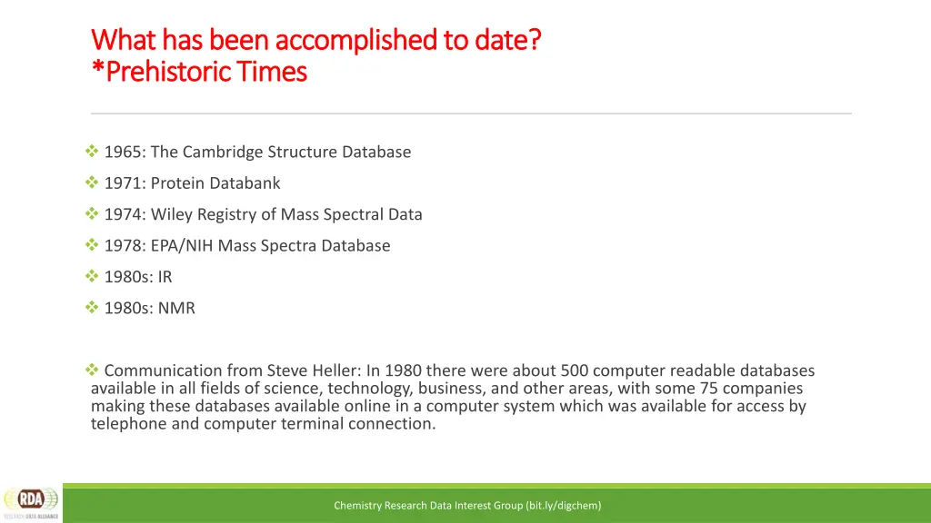 what has been accomplished to date what has been