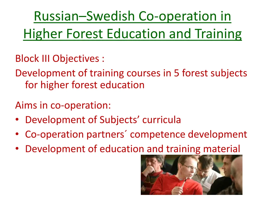russian swedish co operation in higher forest 1