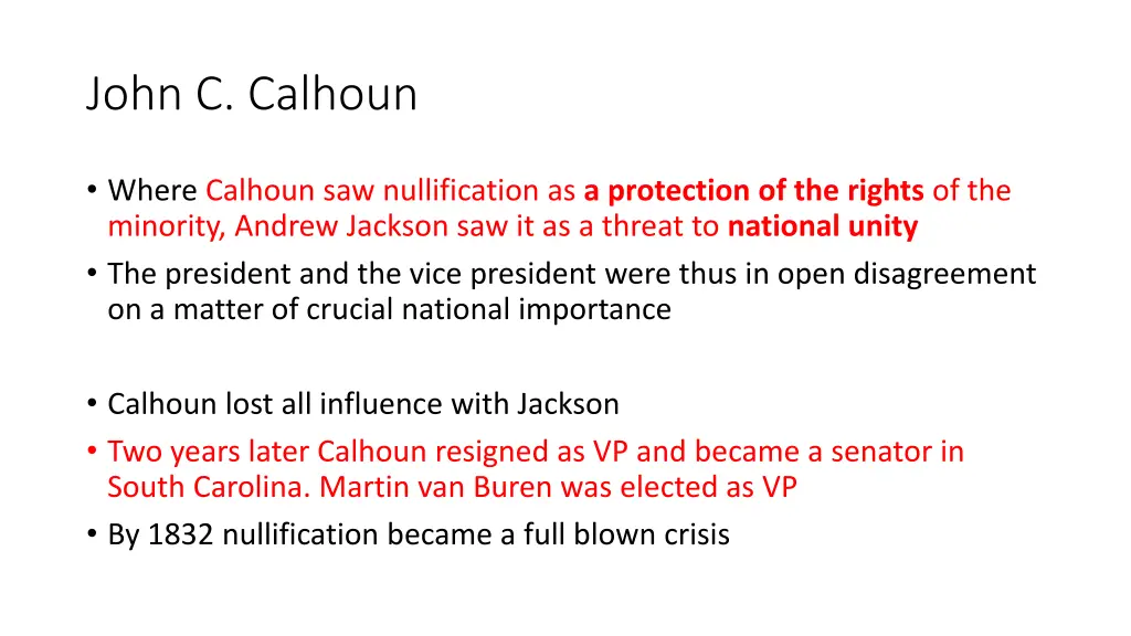 john c calhoun