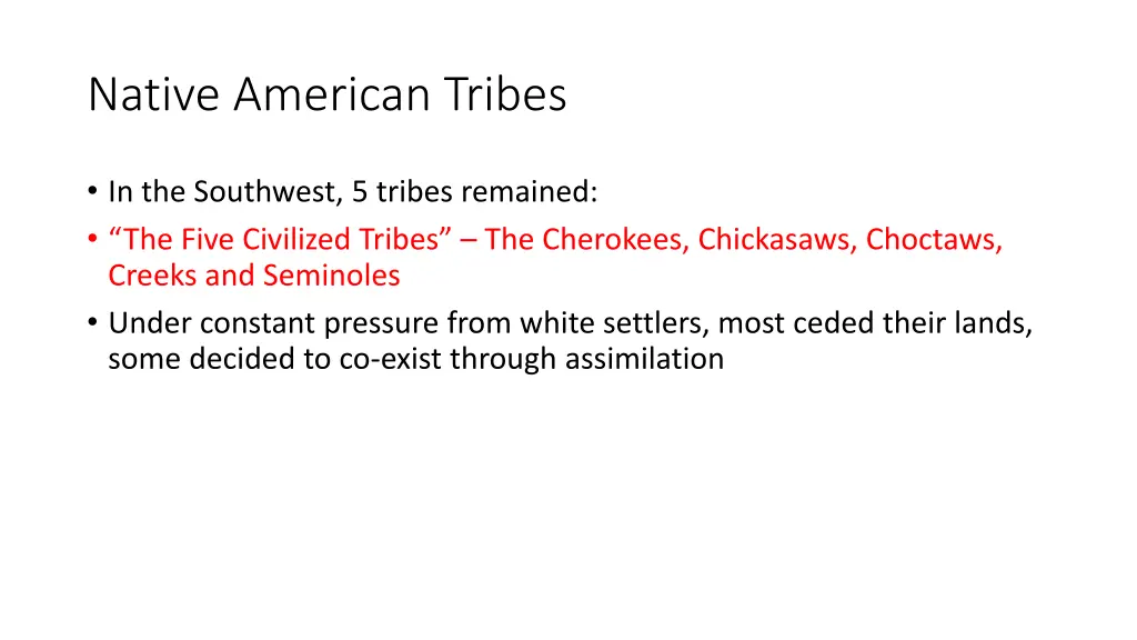 native american tribes