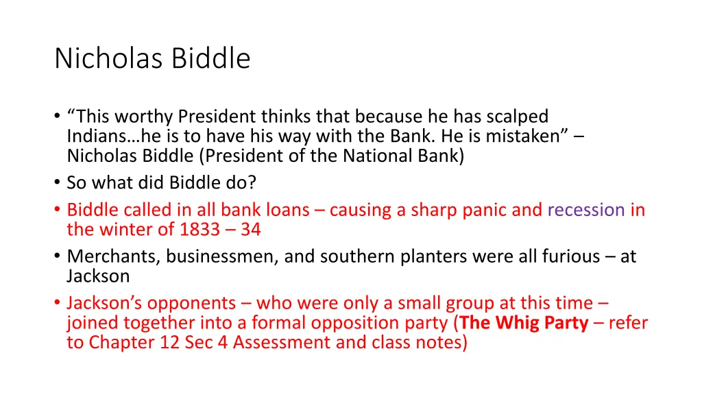 nicholas biddle