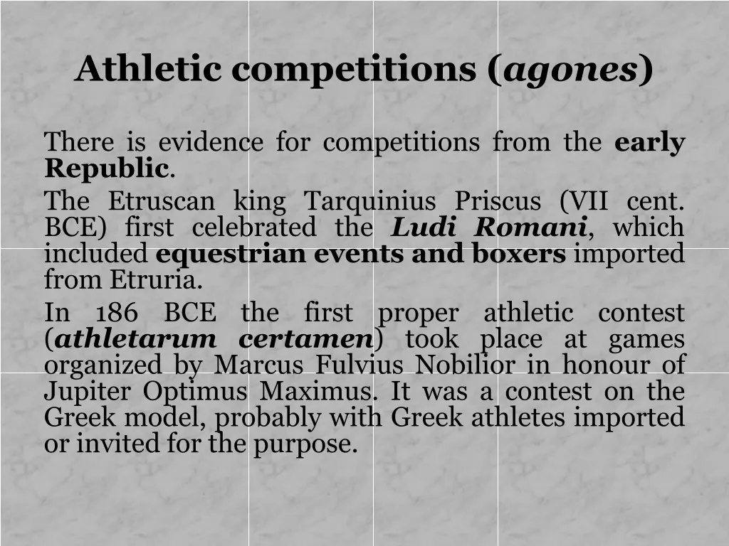 athletic competitions agones