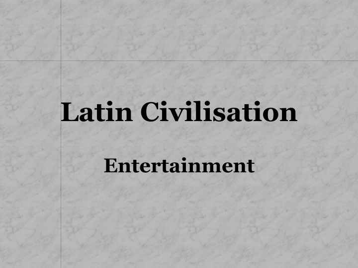 latin civilisation