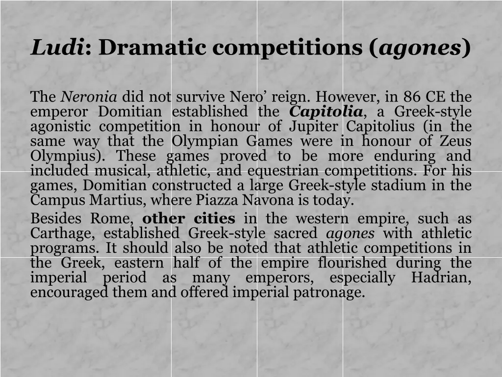ludi dramatic competitions agones 1