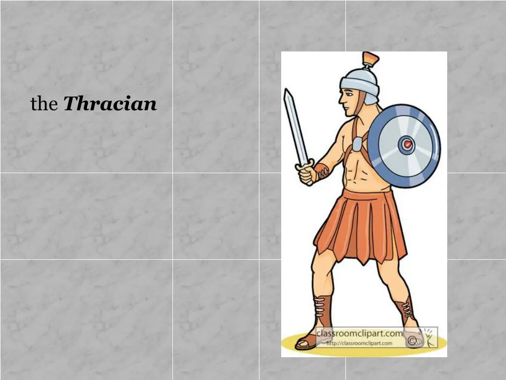 the thracian