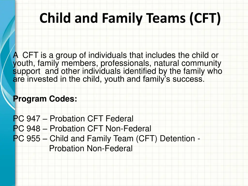 child and family teams cft