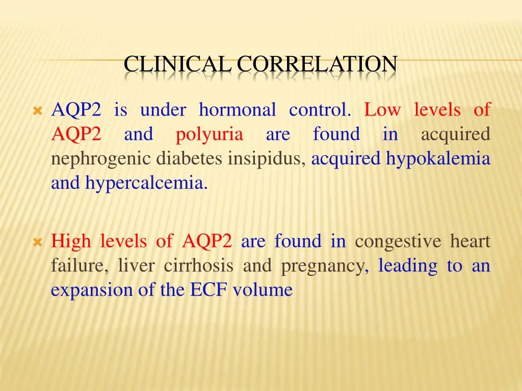 clinical correlation