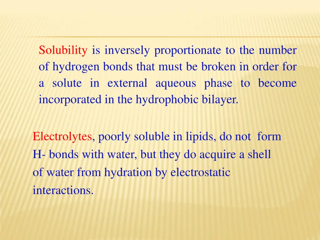 solubility is inversely proportionate