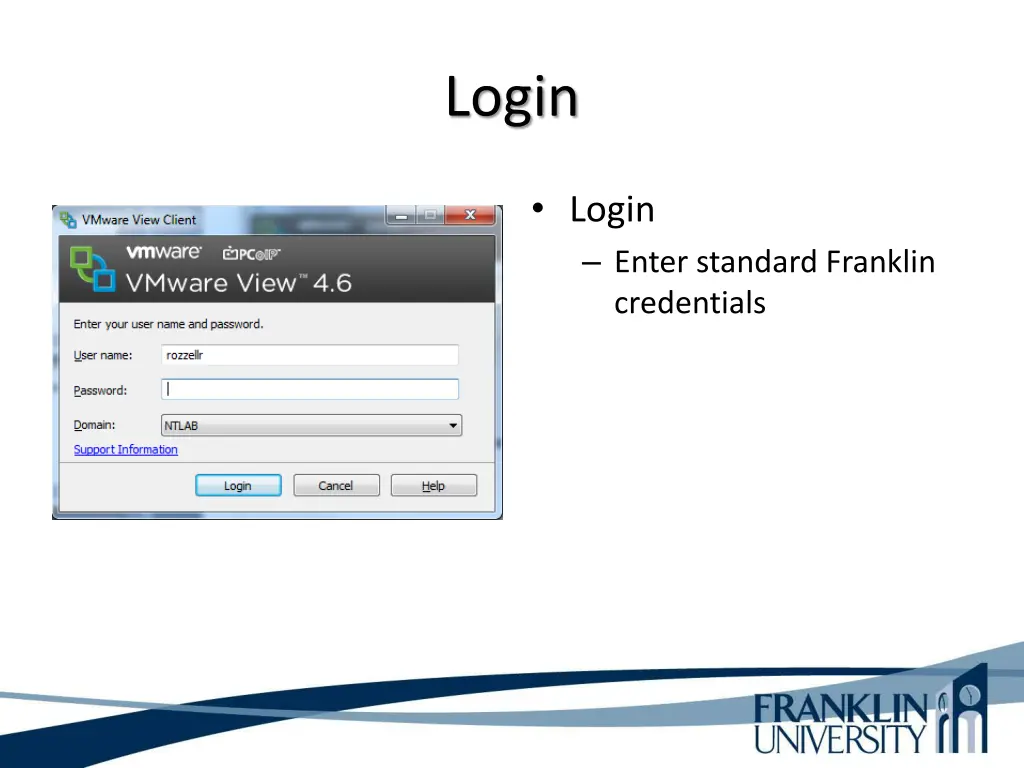 login