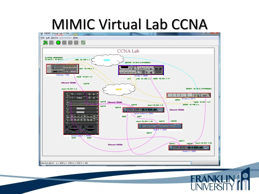 mimic virtual lab ccna
