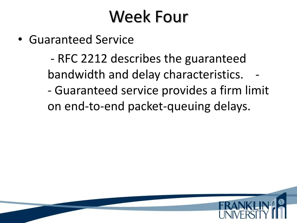 week four 25