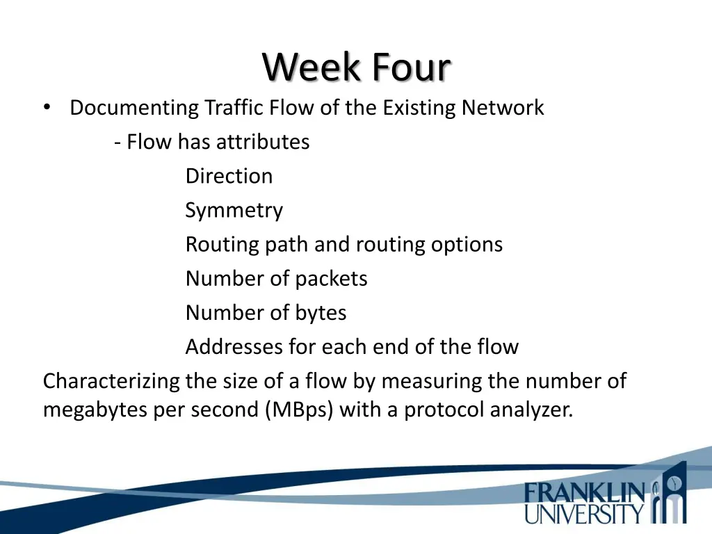 week four 3