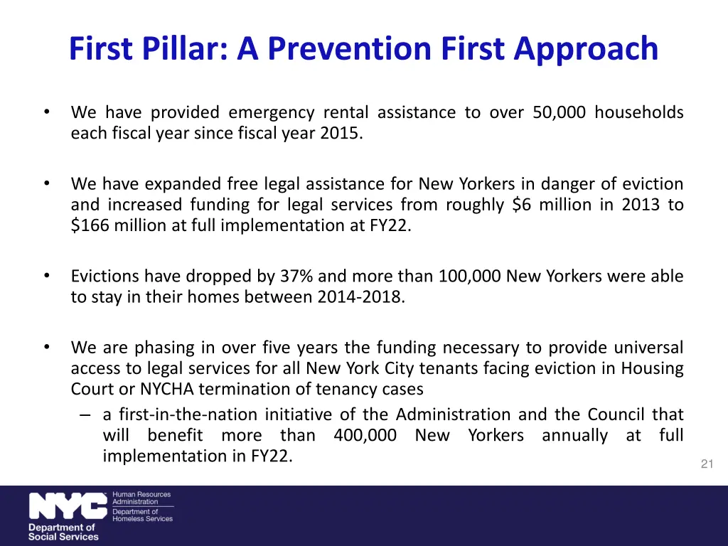 first pillar a prevention first approach
