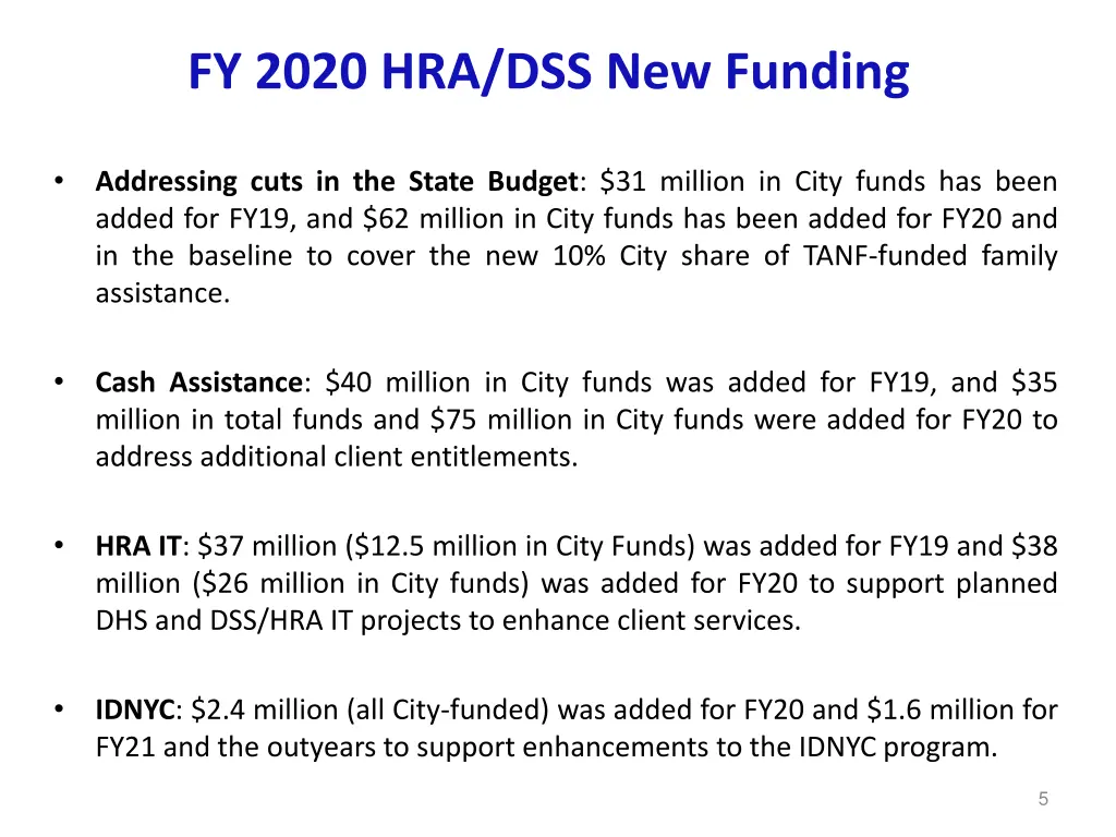 fy 2020 hra dss new funding