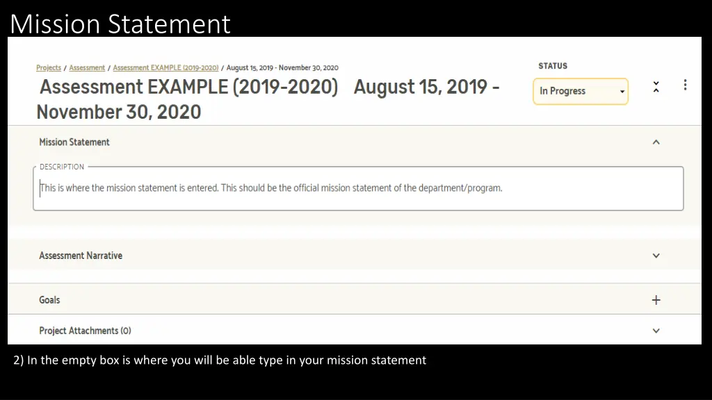 mission statement 1