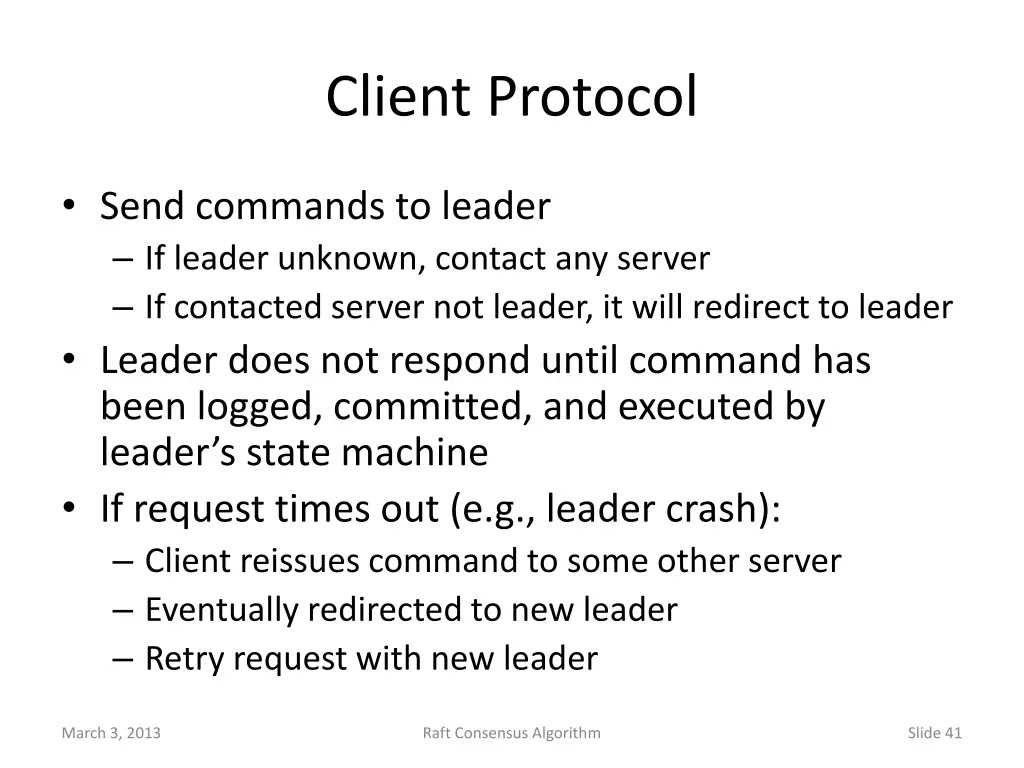 client protocol