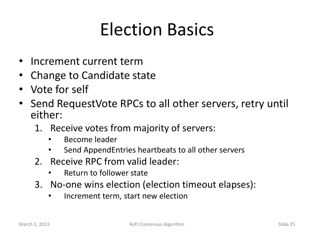 election basics