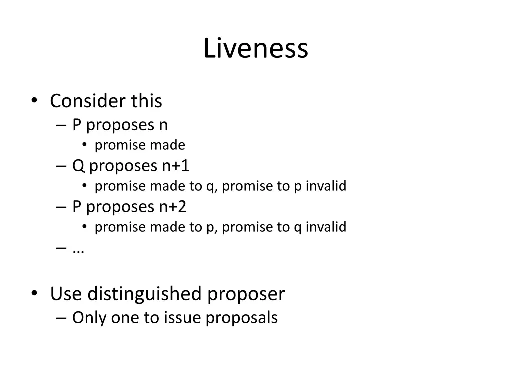 liveness