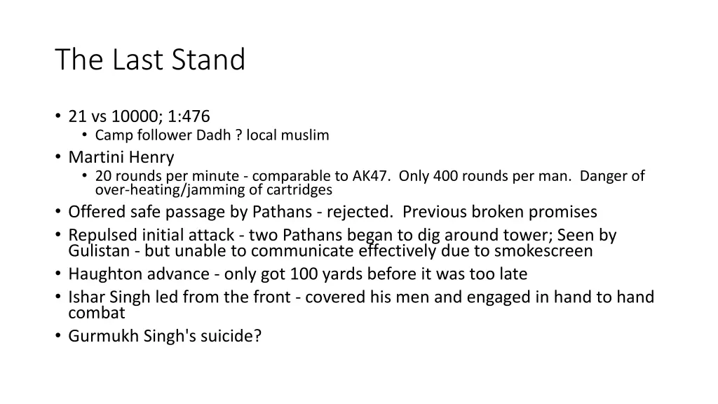 the last stand