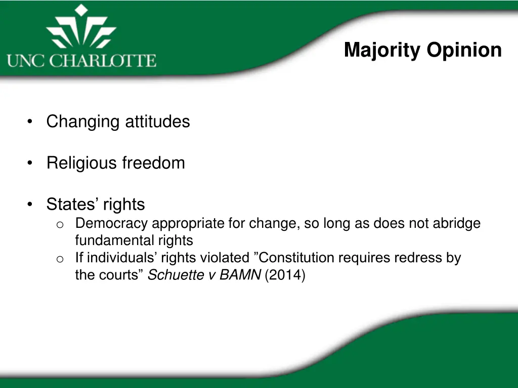 majority opinion 3