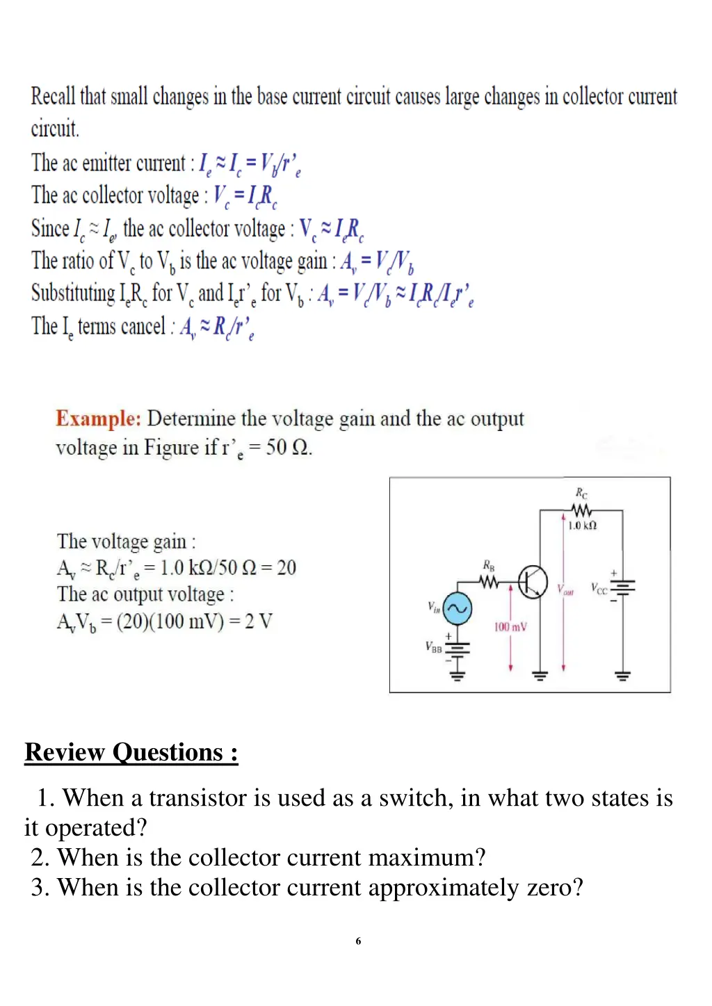 review questions