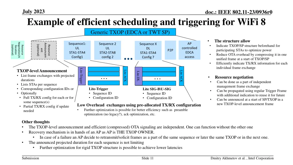 july 2023 example of efficient scheduling