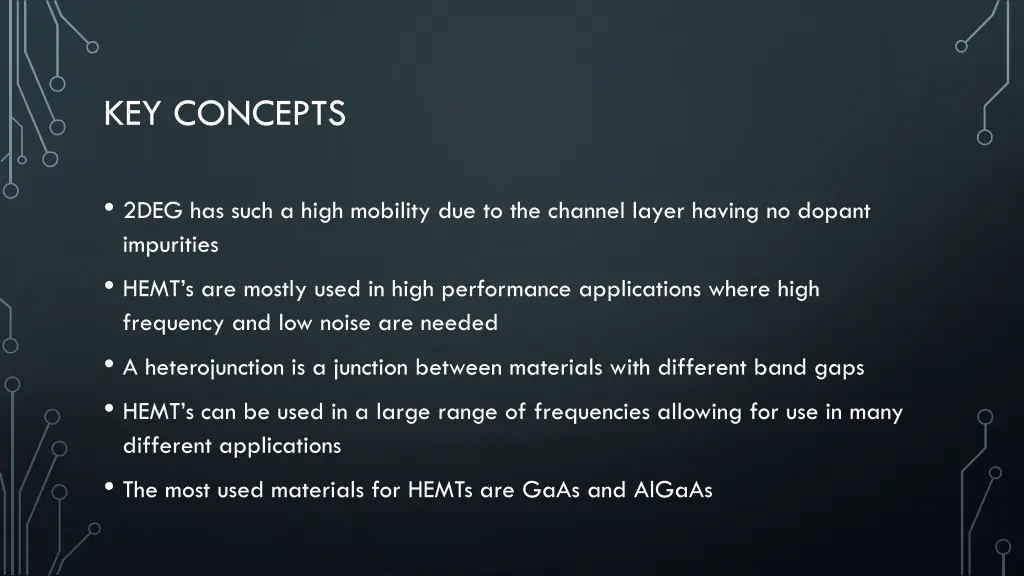 key concepts