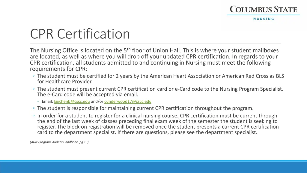 cpr certification