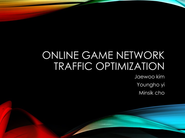 online game network traffic optimization