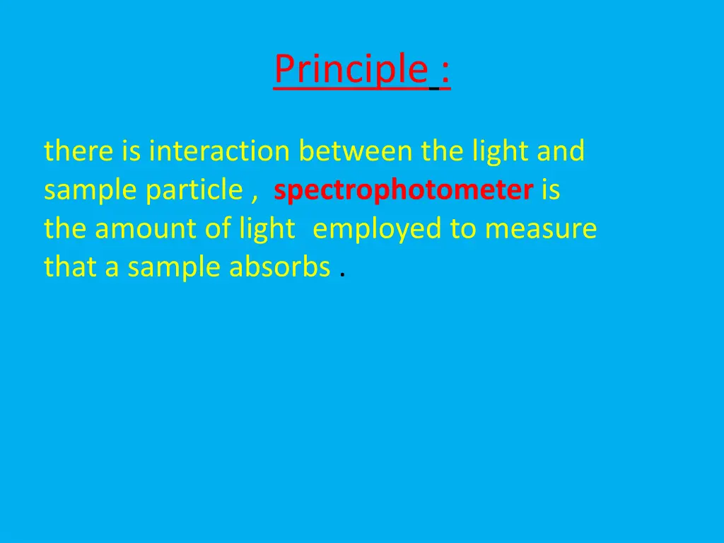 principle