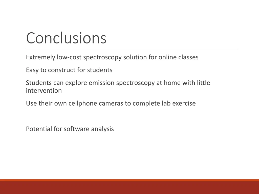 conclusions