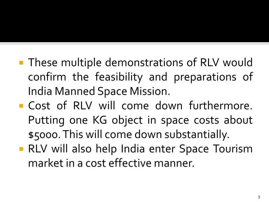 these multiple demonstrations of rlv would